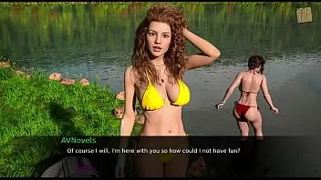 Play Nursing back to pleasure 21, fun at the lake with three gorgeous teens.