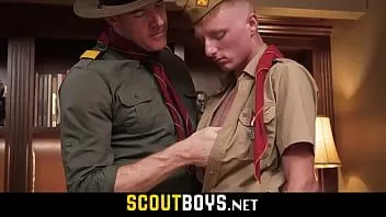 Play Twink ginger takes the pledge and a big cock from scoutmaster-scoutboys.net