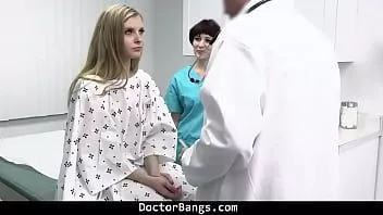 Play Doctor charges teen's pussy to keep her virginity status off the record - doctorbangs
