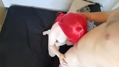 Oynat Sıska kızıl saçlı genç amatör ile pov oral seks